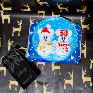 Disney loungfly christmas wallet